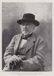 Mr Gladstone på sitt sista besök på Rivieran av English Photographer