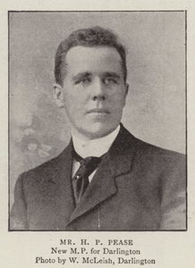 Mr H P Pease av English Photographer
