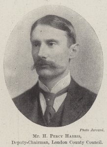 Mr H Percy Harris, vice ordförande, London County Council av English Photographer
