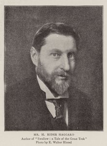 Mr H Rider Haggard, författarna till vår nya serie av English Photographer