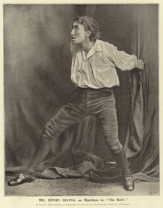 Mr Henry Irving, som Matthias i The Bells av English Photographer