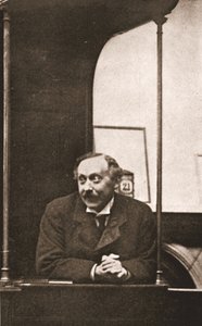 Herbert Gladstone i vittnesbåset vid rättegången mot Emmeline Pankhurst och andra av English Photographer