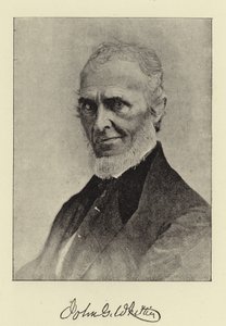 Mr John G Whittier, Quaker-Poet of America av English Photographer
