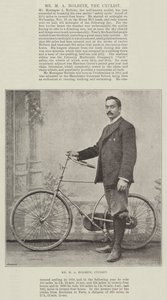 Mr M A Holbein, cyklisten av English Photographer