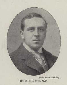 Mr S F Mendl, MP av English Photographer