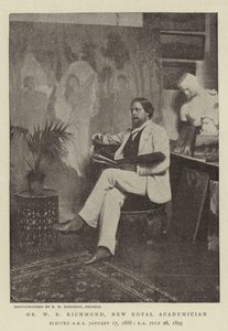 Mr W B Richmond, ny kunglig akademiker av English Photographer