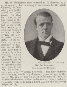 Mr W Runciman, ny medlem för Dewsbury av English Photographer
