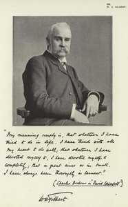 Mr W S Gilbert av English Photographer