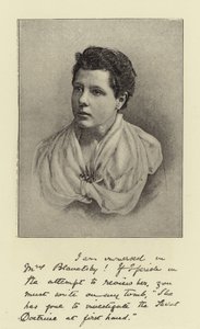 Mrs Annie Besant av English Photographer