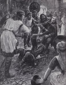 Mordet på kung Edmund I när han deltog i St Augustine