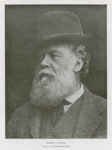 Myles Birket Foster, engelsk konstnär (s/v foto) av English Photographer