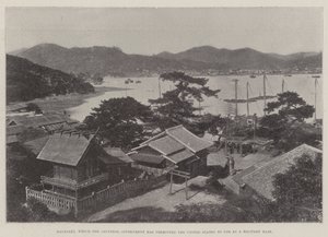 Nagasaki, som den japanska regeringen har tillåtit USA att använda som militärbas av English Photographer