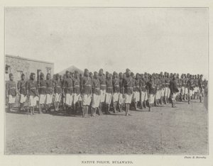 Native Police, Bulawayo av English Photographer