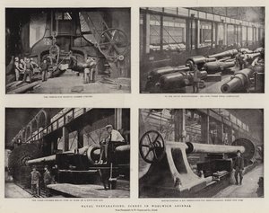 Sjöförberedelser, scener i Woolwich Arsenal