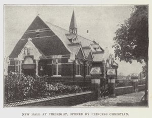 Ny hall i Pirbright, invigd av prinsessan Christian av English Photographer