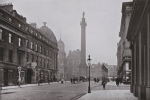 Newcastle, Grey Street (s/v foto) av English Photographer