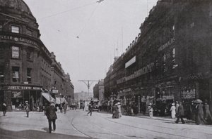 Newcastle, Market Street (s/v foto) av English Photographer
