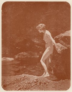 Nudistisk konst: Fancies (svartvitt foto) av English Photographer