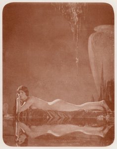 Nudistkonst: Allahs trädgård (svartvitt foto) av English Photographer