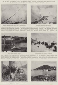 På väg till Klondike, utsikt över Wrangell, Alaska och Stikine-Teslin och Chilkoot-rutterna