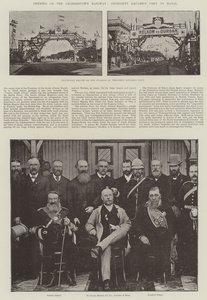 Invigning av Charlestown Railway, President Krugers besök i Natal av English Photographer