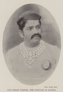 Vår indiska besökare, Gaiwar of Baroda av English Photographer