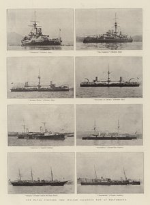 Våra sjöbesökare, den italienska skvadronen nu i Portsmouth