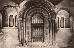 Oxford, Christ Church, Chapter House (s/v foto) av English Photographer