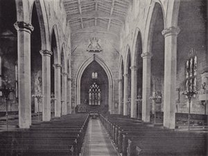 Parish Church, Sheffield (s/v foto) av English Photographer