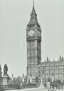 Parliament Square, Westminster LB: Big Ben, 1896 av English Photographer