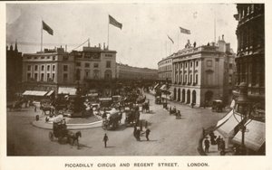 Piccadilly Circus och Regent Street, London av English Photographer