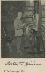 Porträtt av britten Riviere av English Photographer