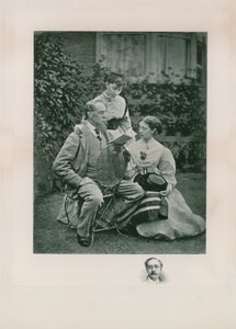 Porträtt av Charles Dickens av English Photographer