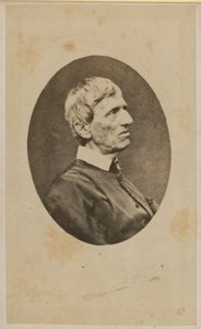Porträtt av John Henry Newman av English Photographer