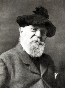 Porträtt av Joseph Wolf (bw foto) av English Photographer