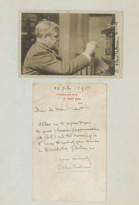 Porträtt av Lawrence Alma-Tadema av English Photographer