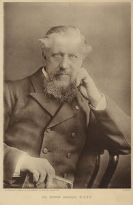Porträtt av Sir Edwin Arnold