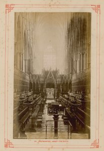 Vykort från Choir of Westminster Abbey av English Photographer