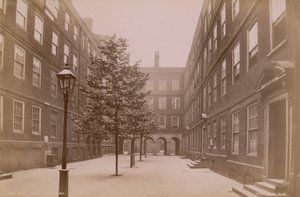 Vykort med Pump Court i Middle Temple av English Photographer