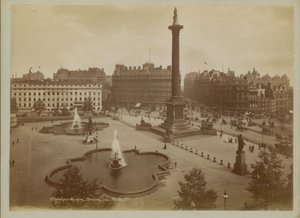 Vykort med en bild av Trafalgar Square av English Photographer