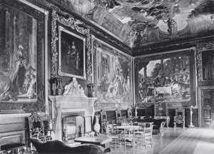 Presence Chamber, Windsor Castle (s/v foto) av English Photographer