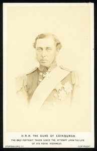 Prins Alfred, hertig av Edinburgh av English Photographer