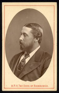 Prins Alfred, hertig av Edinburgh av English Photographer