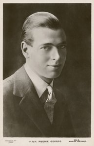 Prins George, hertig av Kent (s/v foto) av English Photographer