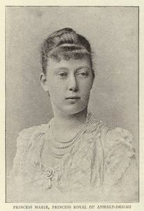 Prinsessan Marie, Prinsessan Royal av Anhalt-Dessau av English Photographer
