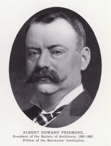 Prominent Men of London: Albert Edward Pridmore (s/v foto) av English Photographer