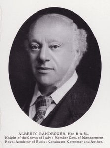 Prominent Men of London: Alberto Randegger (s/v foto) av English Photographer