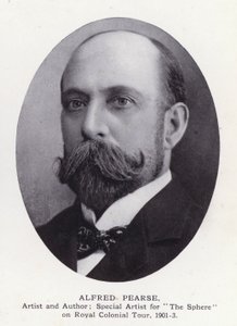 Prominent Men of London: Alfred Pearse (s/v foto) av English Photographer