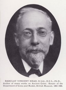 Prominent Men of London: Barclay Vincent Head (s/v foto) av English Photographer