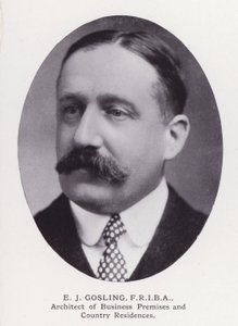 Prominent Men of London: E J Gosling (s/v foto) av English Photographer